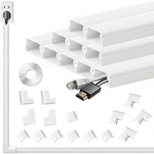 Wire Hole Covers - 1.5*0.9*40cm X 10 Books, White - View 1