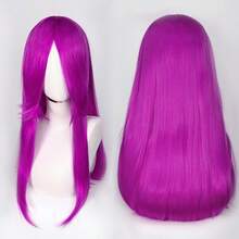 Karida 60cm/24inch Extra Long Straight Synthetic Hair Wig With Bangs, Colorful, Suitable For Daily Use, Cosplay, Halloween, Christmas, St. Patrick's Day And Other Costume Parties - Multicolor - View 35