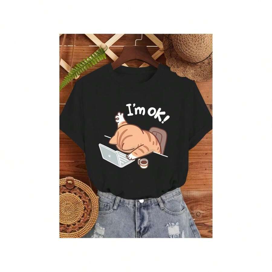 Women T-Shirts - Black - View 1