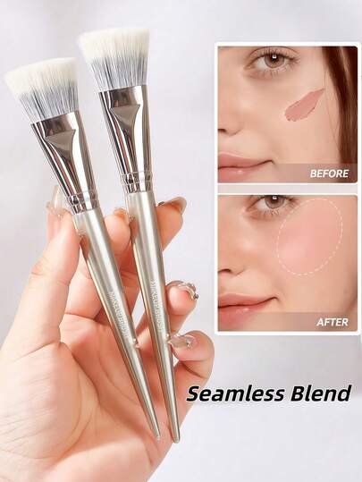 OEIEZ Blush Brush, Face Makeup Brush For A Sculpted Look, Great For Cream, Liquid Or Powder Blush, Bronzers & More, Vegan & Cruelty-Free,For Daily Makeup Use