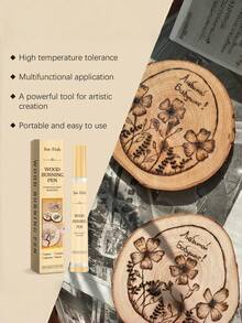 Wood Carving Pen - DIY Wood Carving Pen Tip, Used With A Hot Air Gun To Help Draw Beautiful Lines And Heat More Evenly (Please Carefully Watch The Instructions, This Is Not A Marker Pen). Used To Create Burn Marks On Wood, Works Best With A Hot Air Gun. No Electricity, Cannot Be Powered By Batteries.