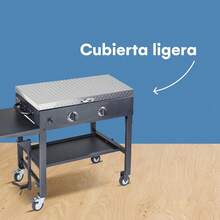 CYPNflybold - Tapa para Parrilla Modelo Blackstone - Diseño Impermeable con Tapa Superior de Aluminio - Asa de Acero Inoxidable - 94 x 56.6 x 5.6 cm - Protege tu AsadorFashion - 213470644 - Ver 3