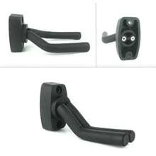Suporte de Parede Ajustável para Pendurar Instrumentos Musicais Violão Guitarra Ukulele Regulável - Preto - Visão 7