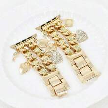 Metal Keychain Watch Band, Compatible With 49/46/45/44/42/41/40/38mm Watches, Women