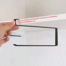 Free Hanging Kitchen Paper Towel Holder, Cabinet Slouchy Paper Roll Rack, Cling Film & Dishcloth Organizer