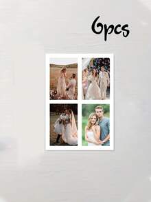 定制照片拼贴画，个性化四格照片墙装饰，高清打印 - 适用于家庭和婚礼相册、情侣礼物、亲朋好友礼物、记忆保存、婚礼相册