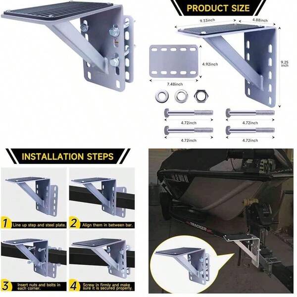 MaxxHaul 70089 Steel Trailer Step