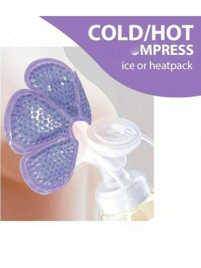 2 Stück wiederverwendbare Eispackungen für die Brust, doppelseitige Kühlgelkissen, tägliches Pflegewerkzeug, multifunktionale Wärme-/Kälte-Therapie-Gelkissen für Brustentspannung und -erleichterung, ideales Geschenk für Frauen
