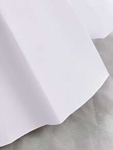 Baby Girls Lace Mid-Sleeve Embroidered Bow Satin Cute Flower Girl Wedding Dress, Suitable For Birthday Celebration, Vacation, Does Not Include Headband - White - View 7