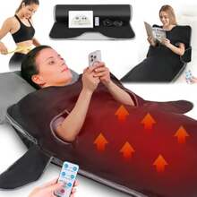 CYPNManta De Sauna De Infrarrojo Lejano Manta Calefactora Aliviar La Fatiga Baño Vapor Spa Manta De Sauna Infrarojos Portatil Frazada para Desintoxicación del Hogar Calma tu Cuerpo y MenteFashion - 213471723 - Ver 3