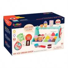 NEW Ba Education Ice Cream Toys for Play Ice Cream Set Ice Cream Stand for Toddlers Ice Cream Playset 3 Years + My Ice Cream Shop - como en la foto - Ver 6