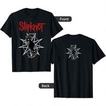 ASlipknot Goat Star Logo T-Shirt - Black - View 1