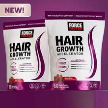 Force Factor Hair Wellness Soft Chews Dietary Supplement | With Clinically Studied Biotin | Supports The Appearance Of Thicker, Fuller, Stronger Hair For Women & Men | Mixed Berry Flavor | Non-GMO Gluten Free | 60 Soft Chews - 預設 - 查看 7