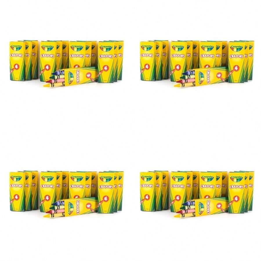 12 Boxes  4-Ct. Crayon Party Favor Pack Colors-Ningxiaolidedian - 常規顏色 - 查看 1