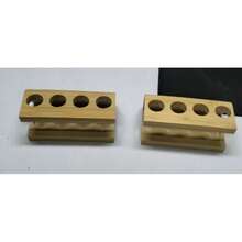 1个竹制牙刷架，电动牙刷头木质浴室竹制牙刷架，家用浴室收纳整理架，带2/3/4个隔层，耐用浴室收纳架，可放置牙膏和牙刷，适合酒店和家庭使用 - 彩色 - 查看 10