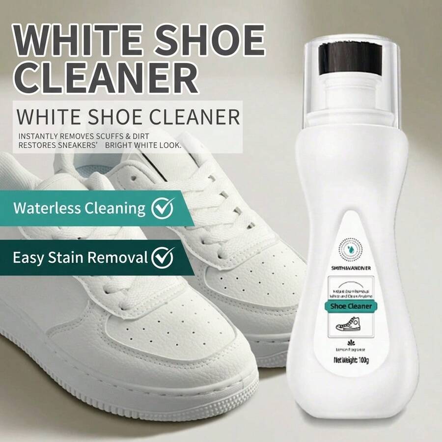 Sneaker Cleaner Stain Remover Whitening Foam Cleaner, No-Rinse Shoe Cleaning Agent