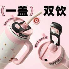 Stainless Steel Insulated Tumbler With Handle, Vacuum Double-Wall Water Bottle - Multicolor - View 5