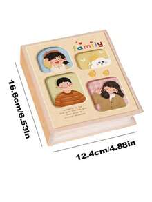 1 Album kỷ niệm Hoàng tử và Công chúa, Album kỷ niệm sự lớn lên của bé, Ảnh in 3 inch (Có thể chứa 200 ảnh, Sổ lưu trữ kèm album kỷ niệm) - Album ảnh kỷ niệm - Xem 3