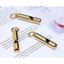 Brass Whistle Durable Extra Loud Whistle For  Referee Teacher School Football Basketball Soccer Emergency Situation Outdoor Sport Event Camping Hiking Boating Fishing Training - A - View 9