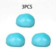 1/2/3pcs Car Cleaning Gel, Magical Cleaning Gel, Car Interior Dust And Mud Cleaning Slime, Reusable Universal Gel Car & Boat Vent Cleaner! - Baby Blue - View 13