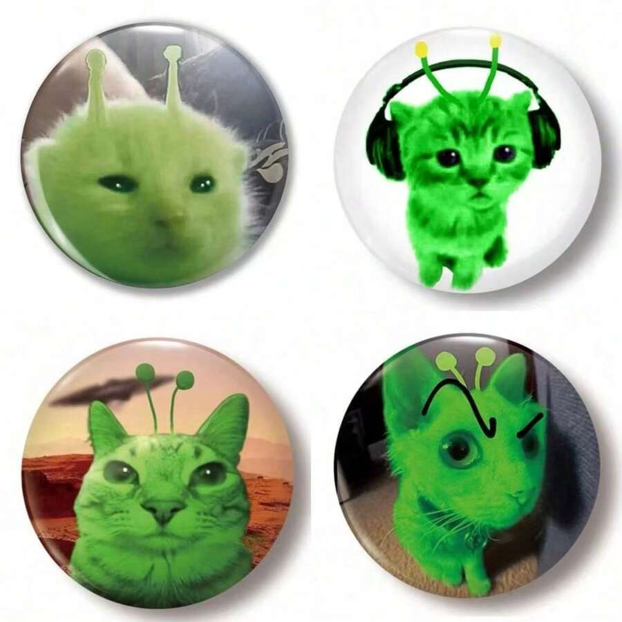 Interesting Pattern Badge Brooch, Women's Lapel Pin Brooch, Bag Pendant, Fashion Accessory, Fun Gift For Friends, Family, Teachers And Classmates - Multicolor - View 1