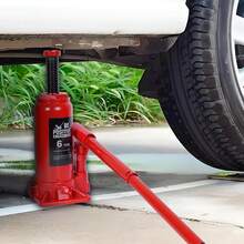 Gato Hidráulico de Botella 6 Toneladas para Automóvil y Taller - Rojo - Ver 5