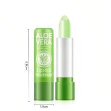 2 Pack Aloe Vera Lipstick, Long Lasting Nutritious Lip Balm Lips Moisturizer Magic Temperature Color Change Lip Gloss - 蘆薈 - 查看 6
