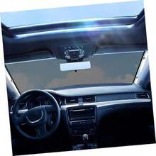 Artibetter Protector Solar Retrctil para Parabrisas de Auto Sombra UV con Ventosas y Ganchos Adhesivos Accesorio de Vehculo para Proteccin Solar y Aislamiento Trmico - 125,00 x 54,00 x 3,00 cm - Ver 6