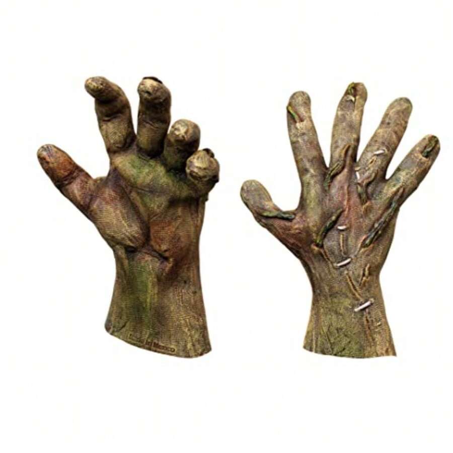 CYPNGhoulish Productions Scarecrow Hands Accesorio de Manos de Espantapajaros Guantes Complemento para Disfraz de Monstruo Espanta Pajaros Ideal para Halloween y Fiestas de DisfracesFashion - como en la foto - Ver 1