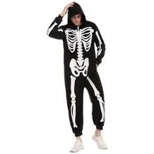CYPNSpooktacular Creations Traje de Pijama de Disfraces de calabera Familiar Unisex para Hombres para la Fiesta de Disfraces de Halloween Juegos de Roles y Fiestas temáticas de CosplayFashion - M - Ver 3