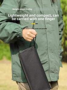 1 件黑色、米色和红色可折叠椅，可收纳至口袋中，适合春季户外便携式折叠椅、凳子、钓鱼凳、旅行露营等场合，坚固耐用。 - 彩色 - 查看 4