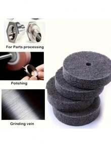 3-Inch Fiber Polishing Wheel, Stainless Steel Replacement Mini Bench Grinder, Desktop Polisher