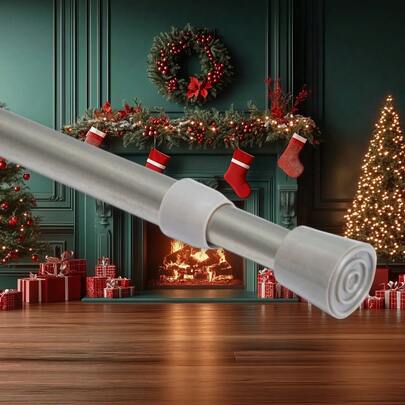 Barra de cortina de tensión circular de 28-48 pulgadas - Artículos esenciales para el hogar