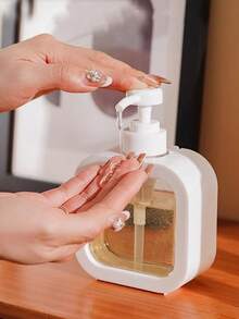 300ml-500ml Large Capacity Refillable Soap Dispenser Bottle, Reusable Bathroom Shower Gel Dispenser, Multi-Functional Cosmetic Storage Bottle, Empty Bottle, Lotion Bottle, Pump Bottle, Reusable Empty Bottle, Kitchen Dishwashing Liquid Dispenser Bottle, Shampoo Dispenser Bottle, Foaming Bottle, Foam Bottle, Dispenser Bottle, Lotion Bottle, Pump Foaming Bottle - Multicolor - View 5