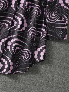 Women's Long Sleeve All-Over Print Casual Arabic Style Top Vacation - Multicolor - View 5