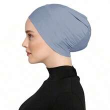 1条女士纯色发带 - 简约、弹力、时尚百搭的休闲头巾 | 柔软、透气、舒适、百搭的日常发帽、睡眠帽、睡帽 - A - 查看 29