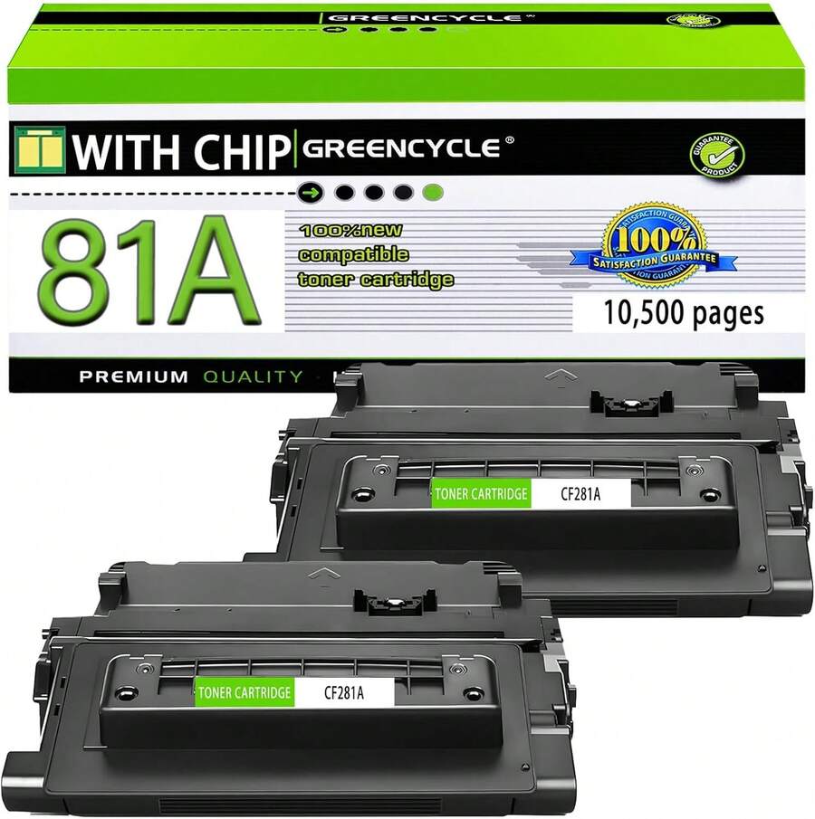 1-Pack Black Compatible Toner Cartridge Replacement For HP 80A CF280A, Fits LaserJet Pro 400 M401 MFP M425dn Printers - CF281A - Xem 1