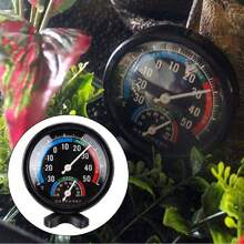 Termómetro de reptiles, 2 en 1 Higrómetro de temperatura del tanque de terrario de reptiles con base de soporte para lagarto Tortuga Araña Camaleón Mascota Caja de crianza,39838710 - Multicolor - Ver 2