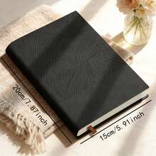 A5 简约商务办公会议笔记本，花卉图案 - A5 - 查看 1