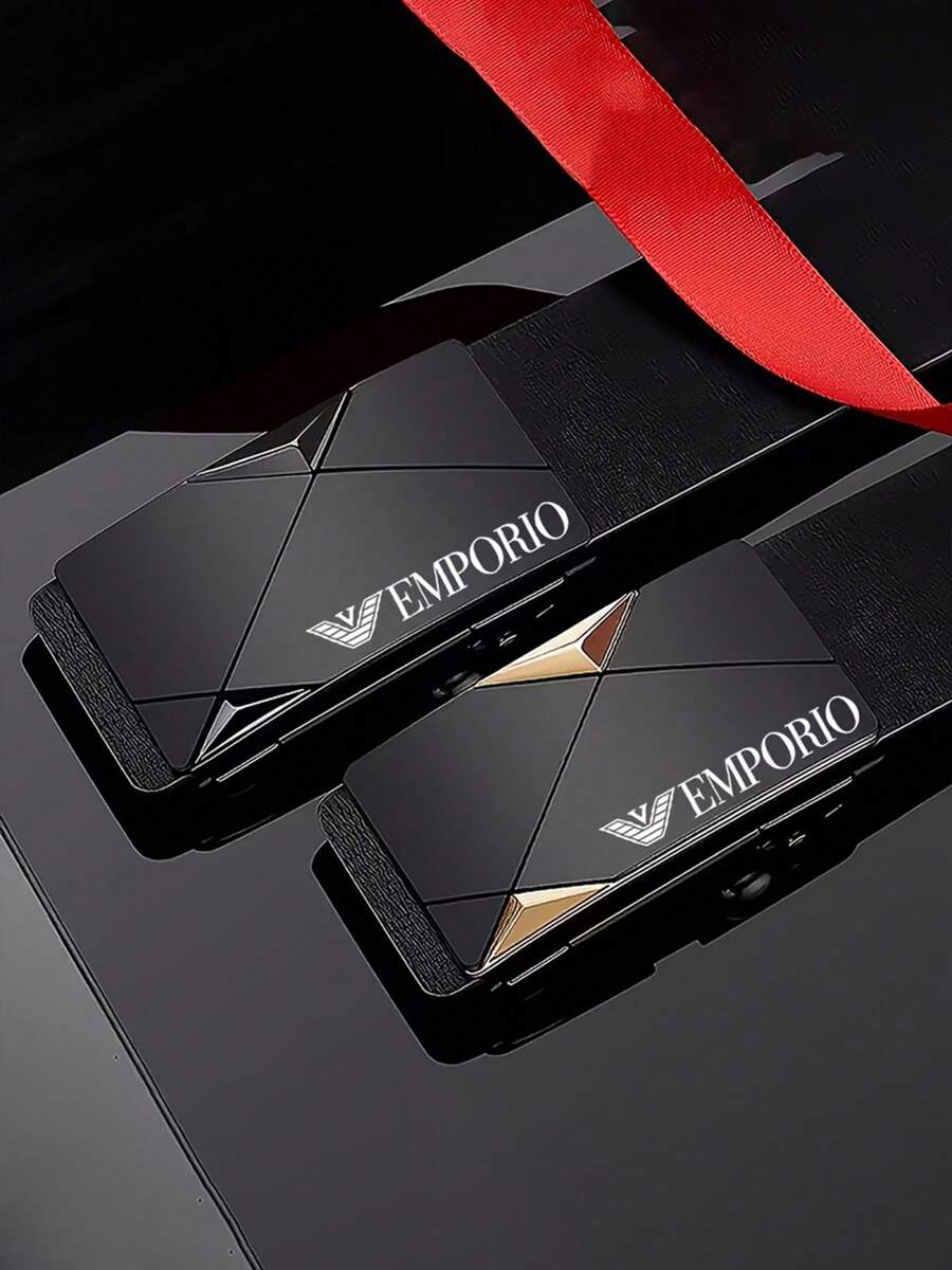 1条！PU仿皮腰带，几何金属扣，高端品质，男友礼物 - 彩色 - 查看 1