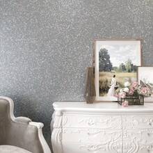 1 Roll 17.7inX196.8/118.1 Grey Glitter Wallpaper Stick And Peel Sparkling Wallpaper Vinyl Glitter Contact Paper Modern Removable Silver Glittery Bling Wallpapers Accent Wall Peel And Stick Countertops Furniture DIY - Grey - View 6