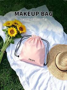 Prada Women's Handbag, Pink Handbag, Backpack, Clutch, Cosmetic Bag, Drawstring Bag, Daily Commute Bag, Gift For Women