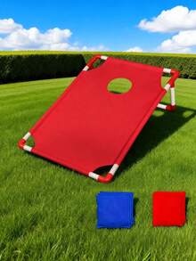 6pcs Cornhole Toss Game Set - Suitable For Outdoor Parties, Camping And Backyard Entertainment - Includes 6 Bean Bags, No Batteries Required, Great For Christmas, Halloween, Thanksgiving And New Year