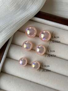 3 Pairs Fashionable, Sweet, Cute, Exquisite Starry Sky & Faux Pearl Stud Earrings, Minimalist New Luxury Elegant Earring Set, Suitable For Women's Daily And Holiday Wear