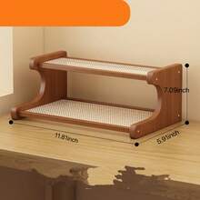 1 Giá đựng cốc nhiều tầng bằng tre - Dễ lắp ráp, thích hợp để lưu trữ trong nhà bếp và phòng ăn, có thể đựng cốc và ly - Bề mặt tre tự nhiên, tiết kiệm không gian trang trí nhà cửa và lưu trữ trên mặt bàn, kệ đựng đồ bằng tre. - màu nâu - Xem 5