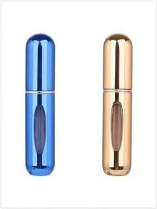 1个/2个/3个/4个/5个装 5毫升便携式迷你香水可填充喷雾瓶，配有香水泵头，适合旅行和户外使用