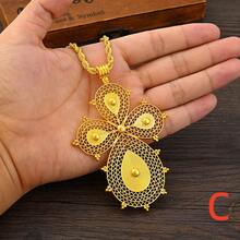 1 pieza Collar con colgante de cruz minimalista clásica hueca, longitud de cadena de 80 cm, colgante con elemento de cruz, collar de uso diario para mujeres, adecuado para árabe, reunión diaria, fiesta de cumpleaños, regalo de joyería de festival - Amarillo Oro - Ver 16