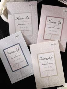 16pcs/Pack Vintage European Style Embossed Memo Notes Paper Material, Scrapbooking, DIY Decoration, Planner, Journal, Collage - Multicolor - View 5