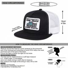 1Piece Men Letter Embroidered Hip Hop Hat Mesh Hat Outdoor Adjustable Sunscreen Leisure Hat Spring Autumn Travel Tourism Beach Vacation - 彩色 - 查看 2