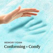 CYPNZinus 3.8 cm Swirl Gel flujo de aire de espuma viscoelastica 4 10.2 cm Individual 1 1Fashion - 2 pulgadas (versión antigua) - Ver 7